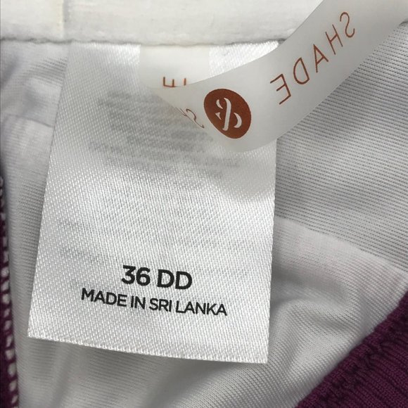 Shade And Shore Women's Sz. 36DD Tie Strap Textured Bralette Bikini Swim Top New - Picture 5 of 13